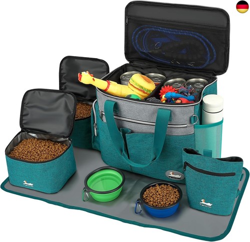 Hunde Reisetasche Flugzeug Haustier Reiseset für