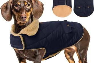 CITÉTOILE Wintermantel Hundemantel, Warme Winterjacken mit