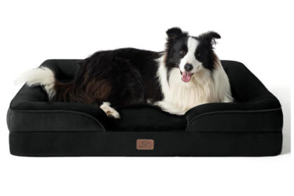 BEDSURE Orthopädisches Hundebett 89x63 cm Eierförmiger