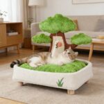 Kleines Katzenbett Katzen Nest Mit Kratzbrett