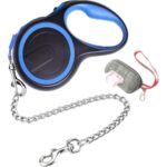 Hundeleine ausziehbar 5m Nylon Stahlkette Hundespielzeug,
