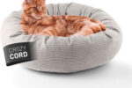 Lumaland Komfort Katzenbett Cord, Ø 60