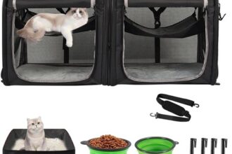 Katzen Transportbox Hund Tragetasche Haustierbox faltbar