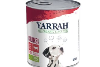 YARRAH Bio-Nassfutter in Soße für ausgewachsene Hunde, Rind, 820 g