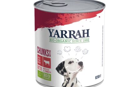 YARRAH Bio-Nassfutter in Soße für ausgewachsene Hunde, Rind, 820 g