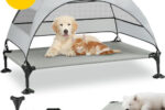Snagle Paw Hundeliege Mit Dach,Erhöhtes Hundebett