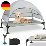 Snagle Paw Hundeliege Mit Dach,Erhöhtes Hundebett