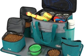 Hunde Reisetasche Flugzeug Haustier Reiseset für