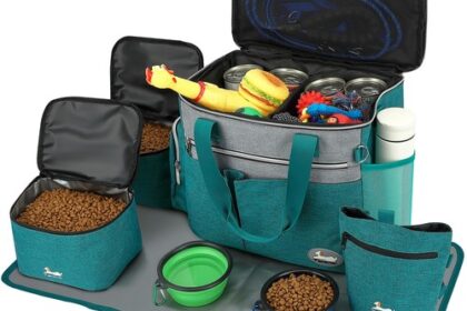 Hunde Reisetasche Flugzeug Haustier Reiseset für