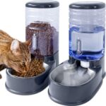 Haustier Futternapf Wasserspender Katzenfutterautomat 3,8l Automatisch