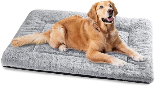 Graues Hundebett XXL, Große Hunde, Waschbar,