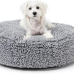 PELZIN Kausicheres Hundebett Rund Dog Bed