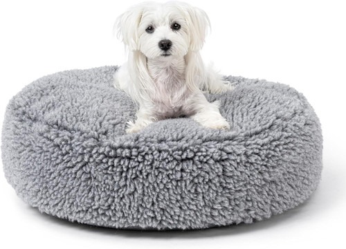 PELZIN Kausicheres Hundebett Rund Dog Bed