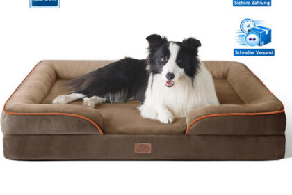Hundebett Orthopädisch Ergonomisch 89x63 cm Waschbar