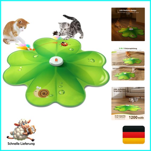 Feelneedy Katzenspielzeug Elektronisch interaktiv Versteckspiel Indoor