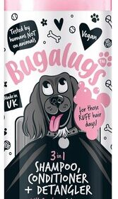 BUGALUGS Hundeshampoo 3‑in‑1 Reinigung Pflege Entwirrung