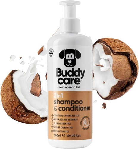 Buddycare 2in1 Hundeshampoo Conditioner 500ml-5000ml für