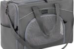 Hundetasche Flugzeug, Transportbox Katze, Hund, GRAU,