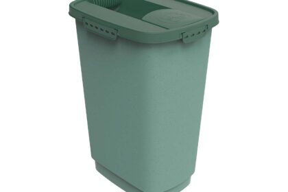 rotho Tierfutterbehälter "CODY" aus Recyclingkunststoff, 25 l, mistletoe green