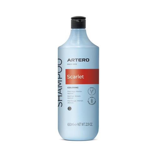 Scarlet Intensivierendes Hundeshampoo, natürliche Farbe für
