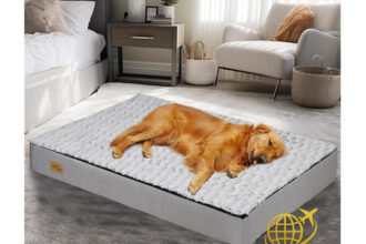 L-3XL Hundebett, orthopädisches, beruhigendes Bett für