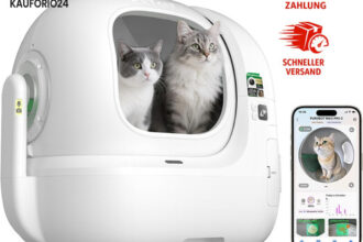 Katzentoilette Selbstreinigend mit Kamera Intelligente Reinigung