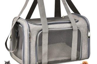 Transporttasche Katze Hund Hundetransportbox Katzentransporttasche faltbar
