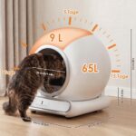 65L+9L Katzenklo Selbstreinigende Katzentoilette Automatisch Wifi
