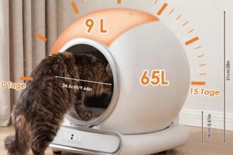 65L+9L Katzenklo Selbstreinigende Katzentoilette Automatisch Wifi