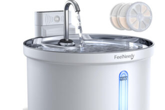 Katzenbrunnen 3,5L Kabellos mit Sensor, Trinkbrunnen