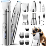 4in1 Hundeschermaschine Set Pfotentrimmer Krallenschleifer Katze