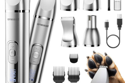 4in1 Hundeschermaschine Set Pfotentrimmer Krallenschleifer Katze