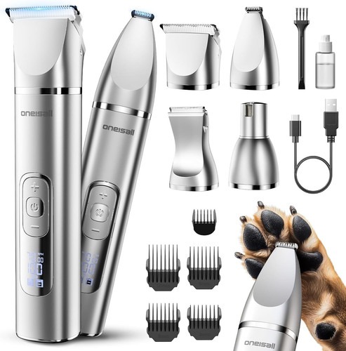 4in1 Hundeschermaschine Set Pfotentrimmer Krallenschleifer Katze
