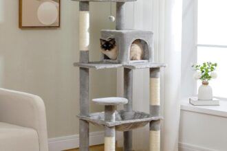 Katzenkratzbaum Große Katzen stabil 143 cm