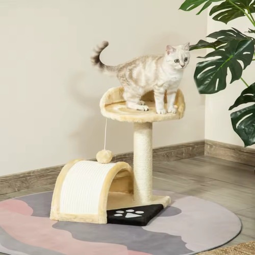 Kleiner Kratzbaum Katze Sisal Kratzsäule Katzenbett
