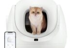 Katzentoilette Intelligente Selbstreinigend App-Steuerung 65L Katzenkl