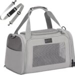 Transportbox Katze/Hund Tragetasche Flugzeug mit Schutzgurt