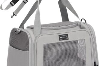 Transportbox Katze/Hund Tragetasche Flugzeug mit Schutzgurt