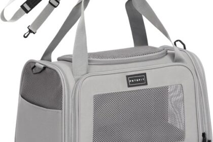 Transportbox Katze/Hund Tragetasche Flugzeug mit Schutzgurt