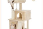 Katzenbaum Kratzbaum mit Sisal-Seil Plüsch Liege