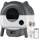 Selbstreinigende Katzentoilette Selbstreinigend, Geruchskontrolle &App-Steuerung