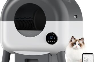 Selbstreinigende Katzentoilette Selbstreinigend, Geruchskontrolle &App-Steuerung