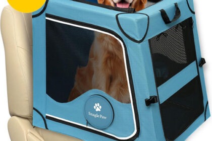 Snagle Paw Faltbare Transportbox,Stabiler Transportbox Hund