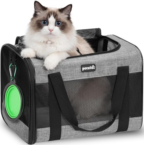 Hundetasche Faltbar Transportbox Katze Hund 42x28x29