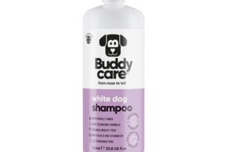 Weißes Hundeshampoo von Aufhellendes und Aufhellendes
