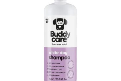 Weißes Hundeshampoo von Aufhellendes und Aufhellendes
