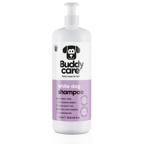 Weißes Hundeshampoo von Aufhellendes und Aufhellendes