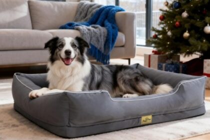 Orthopädisch Hundebett Hundeliege Wasserdicht Hundekorb Hundekissen