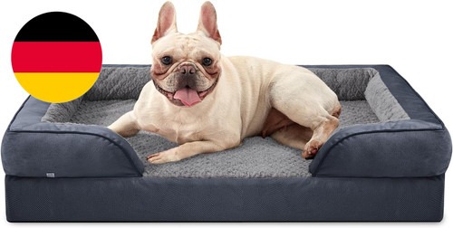 JOEJOY Orthopädisches Hundebett Kleine Hunde,71X58X17Cm, Memory