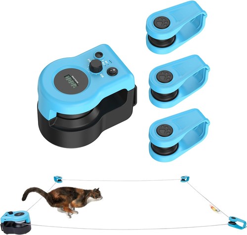 Katzenspielzeug Laufband für Indoor-Katzen, Automatisch, Einstellbare